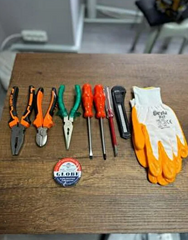 'BK' 9 PARÇA TAMİR SETİ TORNAVİDA PENSE YANKESKİ KARGABURNU KONTROL KALEMİ ELDİVEN FALÇATA ELK BND