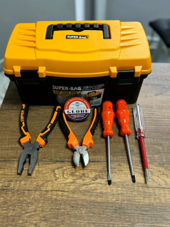 'BK' TAKIM ÇANTASI EV İŞYERİ ARABA PRATİK 7 PARÇA HAZIR SET